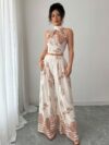 Effortlessly chic Casablanca Printed Resort Set from Newness perfect for your next getaway This two piece set features a vibrant print and relaxed fit