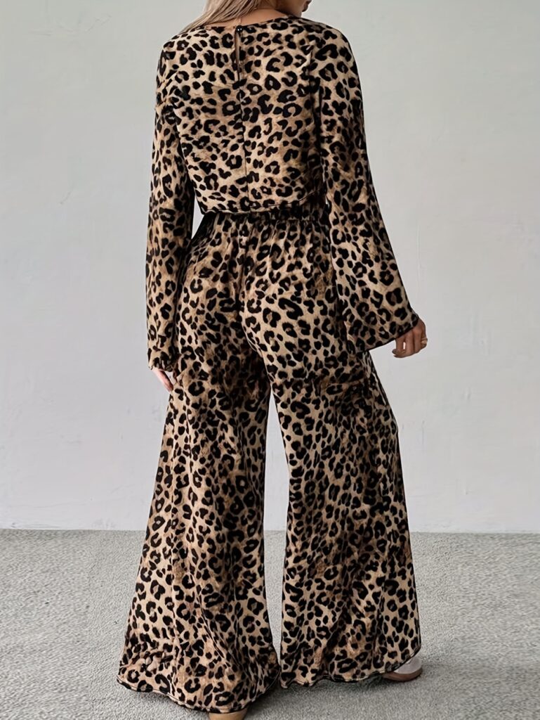 Sizzle in the Newness Dubai Nights Leopard Print Outfit, a stunning spring/summer ensemble featuring a chic leopard print. Perfect for those warm nights.
