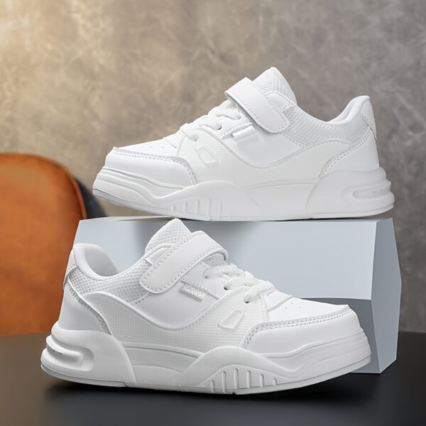 Colorful patchwork kids sneakers perfect for school or play showcasing breathable comfort and stylish design from Newness