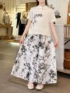 Newness Botanical Bliss Girls Summer Outfit A charming two piece set ideal for summer Features a stylish top and comfortable bottoms in a botanical print