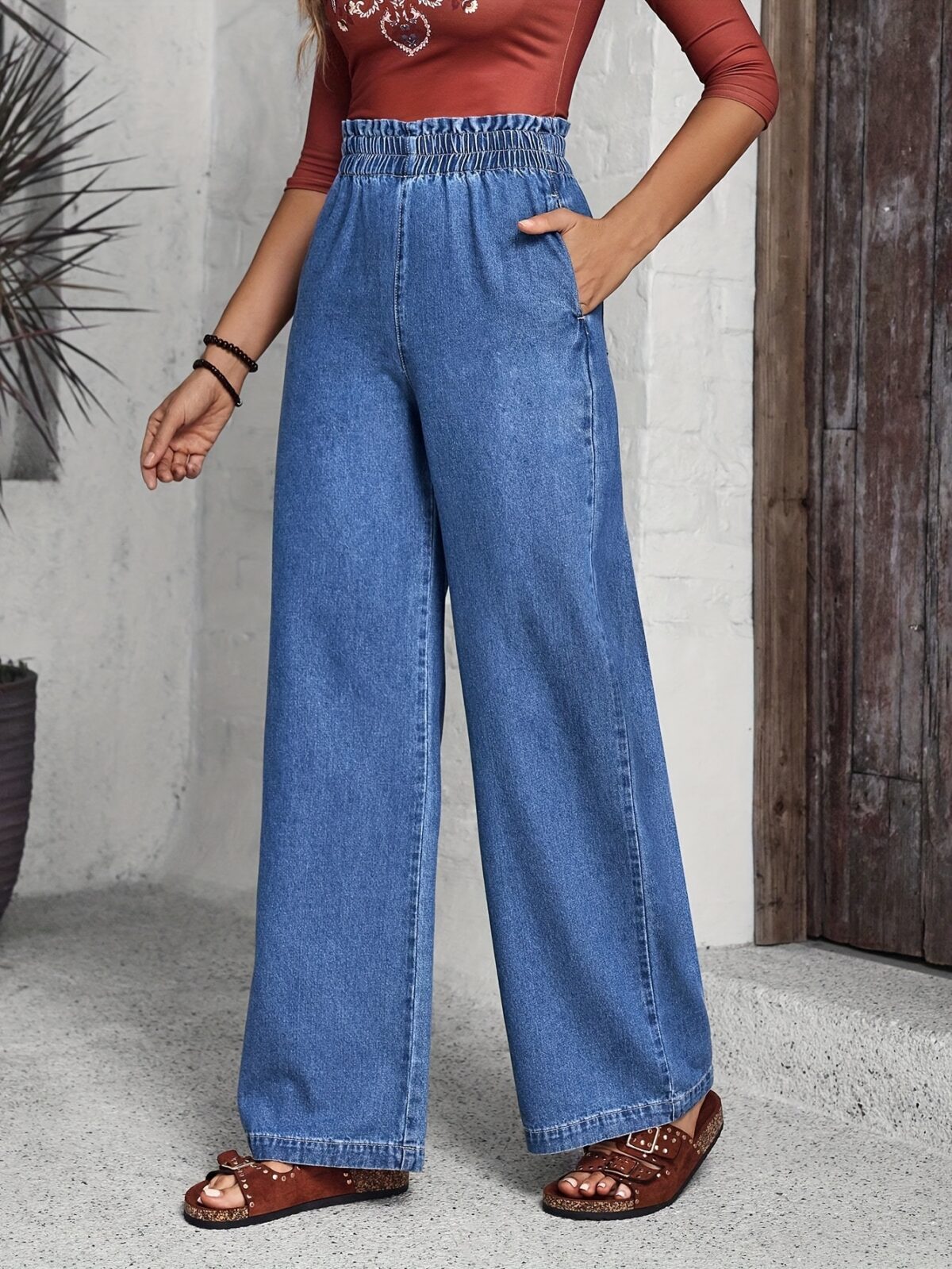 The Dubai High Waisted Straight Jeans Flattering comfortable and effortlessly chic jeans for women