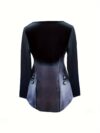 Modern Matrix Printed Two Piece Set from Newness A chic and effortlessly cool outfit featuring a trendy matrix print