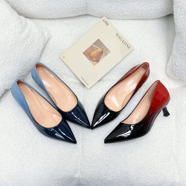Newness Gradient Mary Jane Heels Chic pointed toe pumps in a gradient color design perfect for elevating any outfit