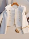 Timeless Chic Womens Elegant Blazer in structured fabric with a polished finish perfect for formal or casual wear