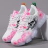 Newness Dark Bloom Skull Print Sneakers Edgy chic sneakers with a skull print perfect for elevating any look