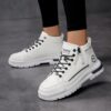 Newness Urban Edge Womens High Top Sneakers Stylish and comfortable high top sneakers perfect for adding a modern edge to any outfit