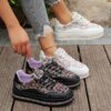Newness Elevated Style Platform Sneakers Chic platform sneakers in white offering ultimate comfort and a height boost Perfect for elevating any outfit