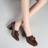 Newness City Chic Square Toe Block Heels Modern sophisticated block heels in a chic square toe design perfect for any occasion