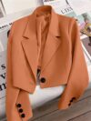 Newness City Chic Womens Elegant Casual Short Suit Jacket in lightweight polyester Comfortable loose fit classic style Perfect for any occasion