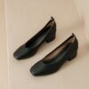 Newness Uptown Chunky Mary Jane Heels Elevate your style with these comfortable and versatile chunky heels Perfect for any occasion
