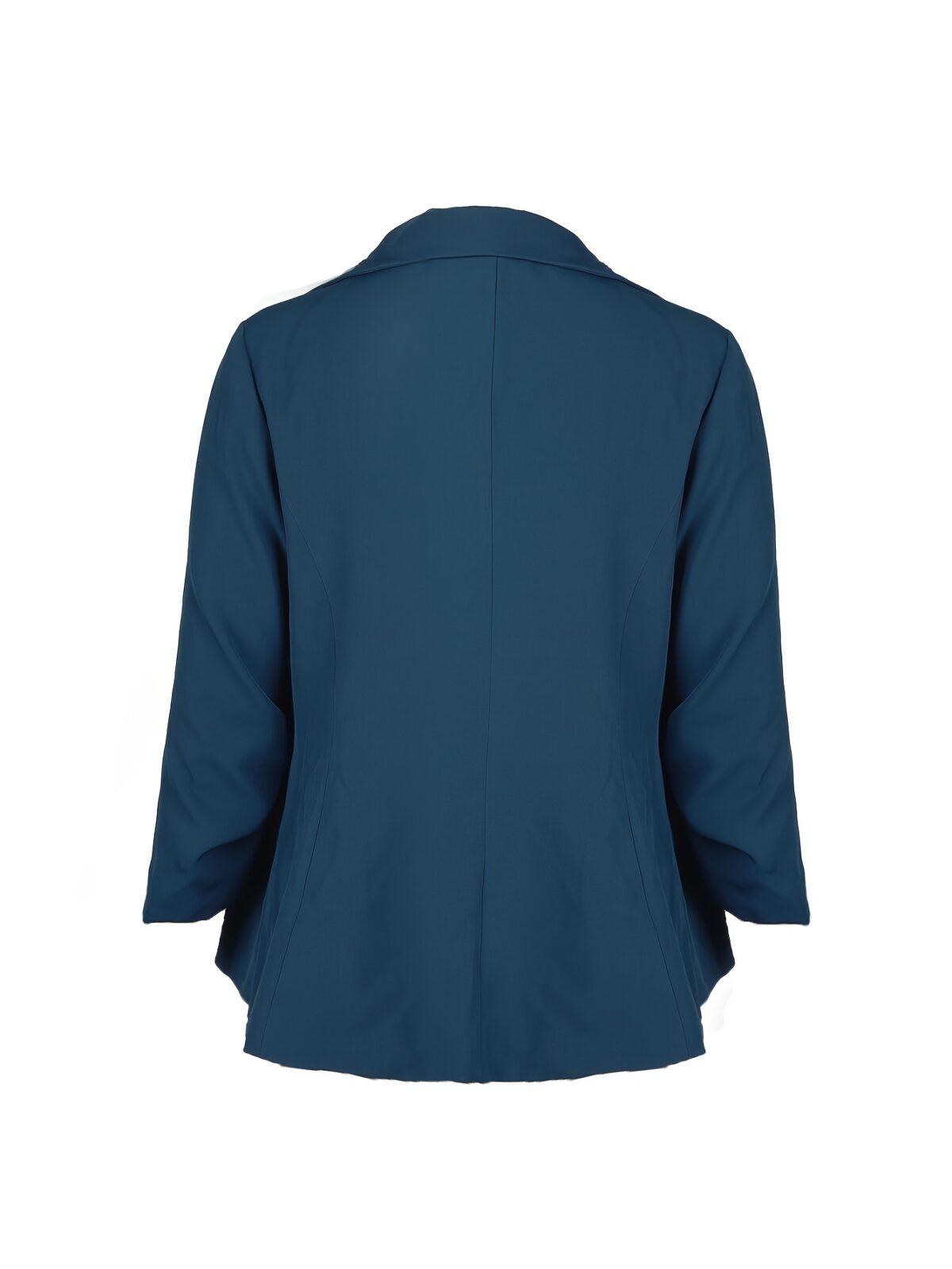 Flattering plus size Autumn Chic blazer in a rich fall color showcasing its versatile style and comfortable fit Perfect for fall and winter