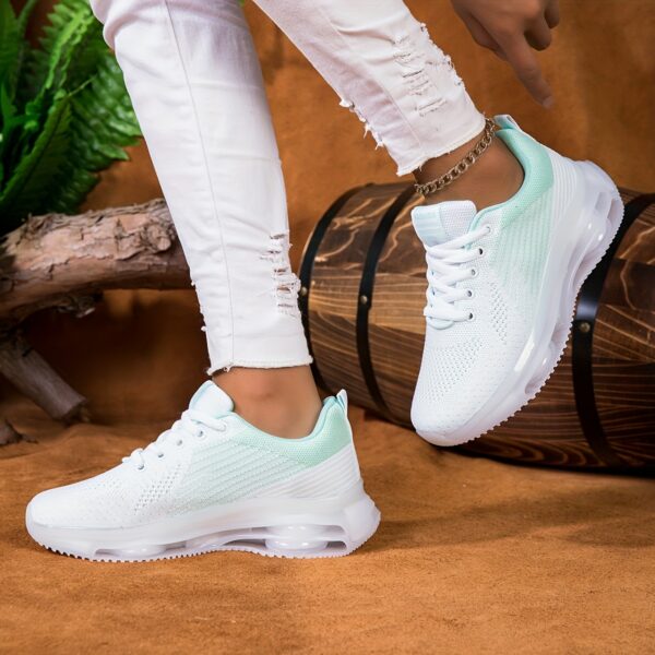 Newness Cloudwalk Mint Mesh Sneakers Breathable mint green mesh sneakers perfect for summer showcasing lightweight design and stylish look