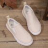 Beige ActiveAce Kids Slip On Sneakers showcasing all day comfort and durability for active kids