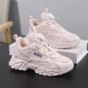 ActiveAce Kids Pink Sweet Running Shoes all season pink running shoes for kids breathable mesh upper easy spin buckle trendy and comfortable