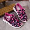 Adorable girls heart canvas loafers in a trendy slip on style perfect for casual wear and outdoor fun Comfortable and stylish these heart patterned shoes are ideal for all seasons