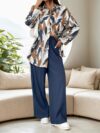 Effortlessly chic Casablanca Floral Print Set from Newness This two piece set features a loose flowing silhouette and a vibrant floral print perfect for any occasion