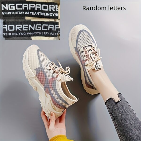 Newness Womens Casual Sport Shoes Newness Bangladesh Pair of stylish thick soled womens casual sport shoes in a trendy color shown from the side