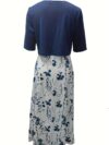 Effortlessly chic Azure Bloom floral print dress from Newness perfect for springsummer