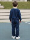Cool Crew Boys Two Piece Hoodie and Jogger Set Trendy star and letter print hoodie with white trimmed joggers Perfect for active boys