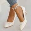 Newness Dubai Nights Pointed Toe Stilettos Elevate your style with these chic all season pointed toe stilettos perfect for any occasion