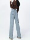 Flattering Newness Parisian High Waisted Straight Jeans in a timeless design