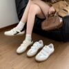 Newness Womens White Sneakers Comfortable casual and chic white sneakers perfect for any occasion