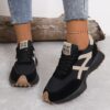 Newness Womens Casual Sneakers in white showcasing breathable fabric and durable rubber sole perfect for everyday wear