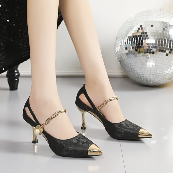 Newness Ethereal Beige Stiletto Heels: Elevate your style with these sophisticated beige stiletto heels, perfect for any occasion.