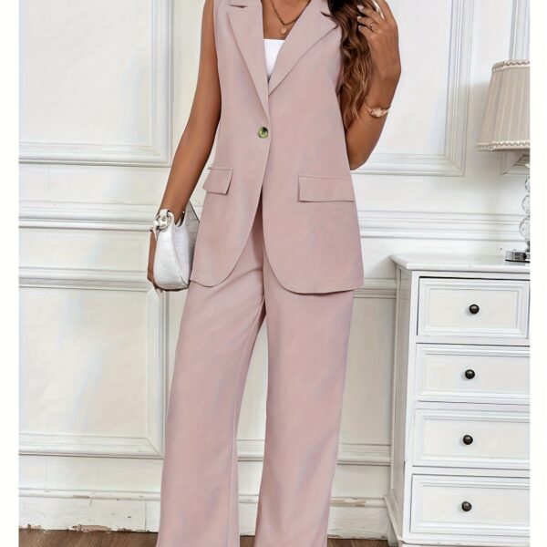 The Newness Milan Solid Color Suit in a versatile shade showcasing its impeccable tailoring and luxurious polyester fabric A perfect two piece set for any occasion