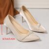 Newness Milan White Stiletto Heels Elevate your style with these elegant white stiletto heels designed for both comfort and sophistication Perfect for weddings parties or any special occasion