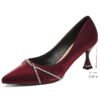 Newness Etoile Crystal Mary Jane Heels Elevate your style with these chic glossy Mary Jane heels perfect for any occasion Featuring dazzling crystal embellishments