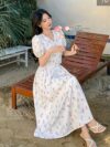 Effortlessly chic Summer Breeze Floral Two Piece Set from Newness perfect for vacation or a casual day out Features a flattering floral print