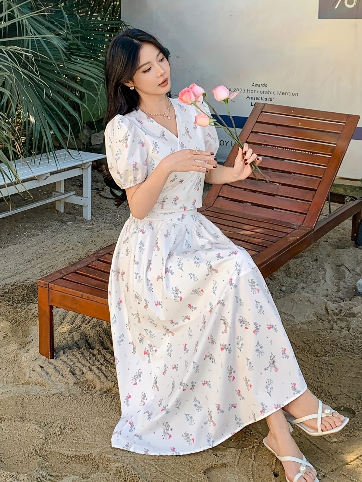Effortlessly chic Summer Breeze Floral Two Piece Set from Newness perfect for vacation or a casual day out Features a flattering floral print