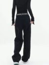 Newness Architect Black Wide Leg Jeans Chic relaxed fit wide leg jeans in premium black denim