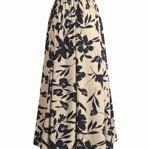The Newness Cairo Floral Midi Skirt Set A chic and modern floral midi skirt and top set perfect for any occasion