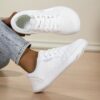 Newness Cloudwalk Womens White Sneakers Breathable lightweight white sneakers perfect for everyday wear Step out in style