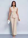 The Newness Cairo Elegant Two Piece Set Effortless chic meets modern elegance in a stunning two piece outfit perfect for spring and beyond