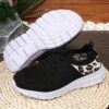 Striped Sprinter Kids Breathable Slip On Casual Sports Shoes in action a child comfortably wearing the shoes while playing