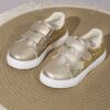 Stylish girls glitter sequin sneakers in pink perfect for casual wear running or training These comfortable shoes feature dazzling sequins for a touch of sparkle