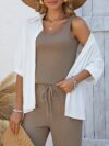 Effortless style meets summer comfort The Newness Casual Summer Pants Set in breathable soft fabric perfect for everyday wear