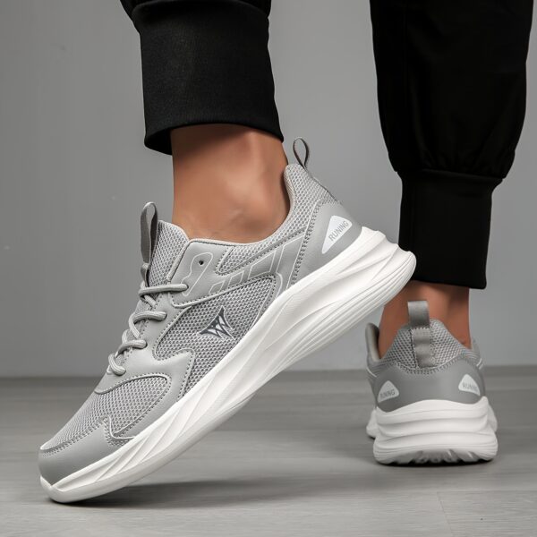 A pair of Newness womens casual walking shoes in a solid color showcasing their lightweight and comfortable design