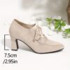 Newness Chic Flannel Mary Jane Pumps Elevate your style with these modern and chic pumps perfect for any occasion