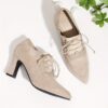 Newness Chic Flannel Mary Jane Pumps Elevate your style with these modern and chic pumps perfect for any occasion