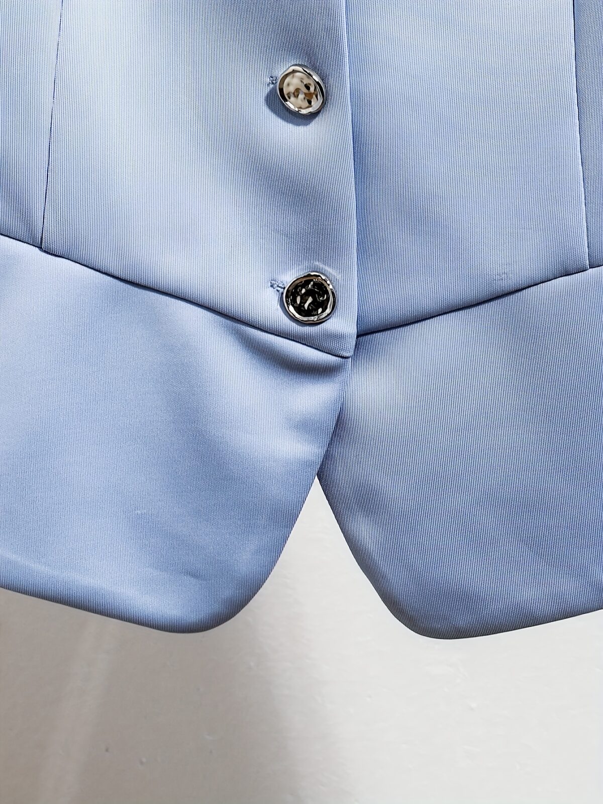 Skyline Chic Elegant Light Blue Blazer for Women Flattering fit timeless appeal Perfect for any occasion