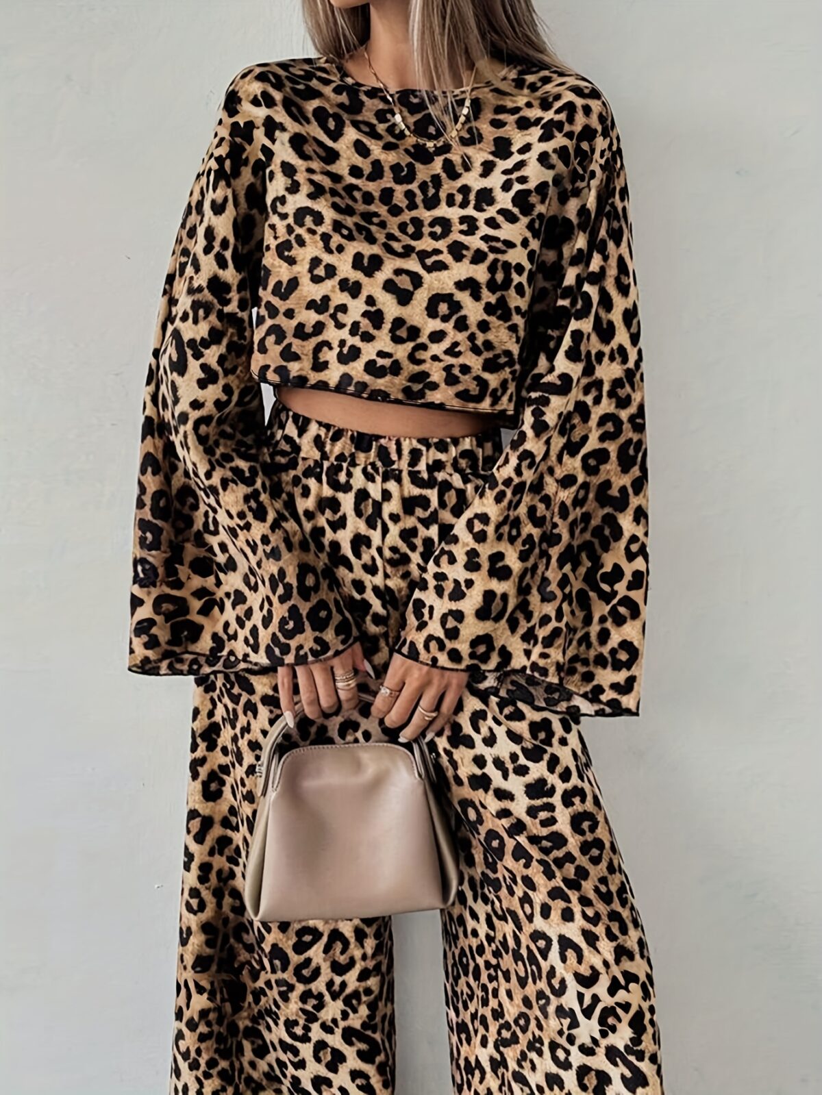 Sizzle in the Newness Dubai Nights Leopard Print Outfit a stunning springsummer ensemble featuring a chic leopard print Perfect for those warm nights