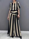 The Newness Cairo Striped Two Piece Set A stylish and versatile two piece outfit perfect for any occasion Featuring a chic striped pattern and modern design