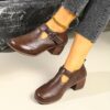 Newness Timeless Chic Vintage Mary Jane Shoes Classic black Mary Janes with a comfortable fit perfect for adding a touch of retro elegance to any outfit