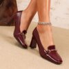 Newness Black Square Toe Pumps Elevate your style with these modern pumps featuring a chunky block heel and comfortable design perfect for any season