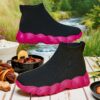 Bloom Burst Girls Slip On Floral Sneakers   Trendy floral sneakers for girls featuring breathable mesh soft EVA sole and cushioned insole Perfect for casual wear light running and daily activities
