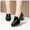 Newness City Chic Chunky Heel Flats Comfortable and stylish flats with a chunky heel perfect for any occasion